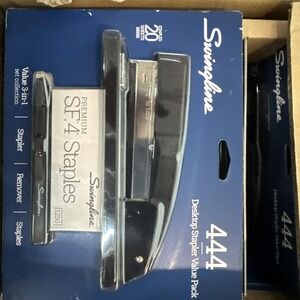 Swingline Stapler 444, 3-in-1 Set, 1250 Staples, and remover
